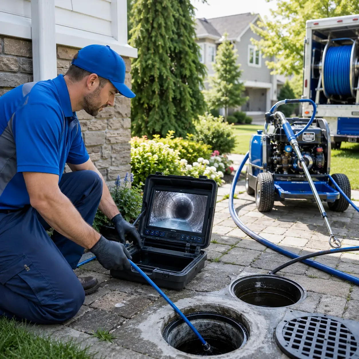 Outdoor drain cleaning professionals serving Andover, KS
